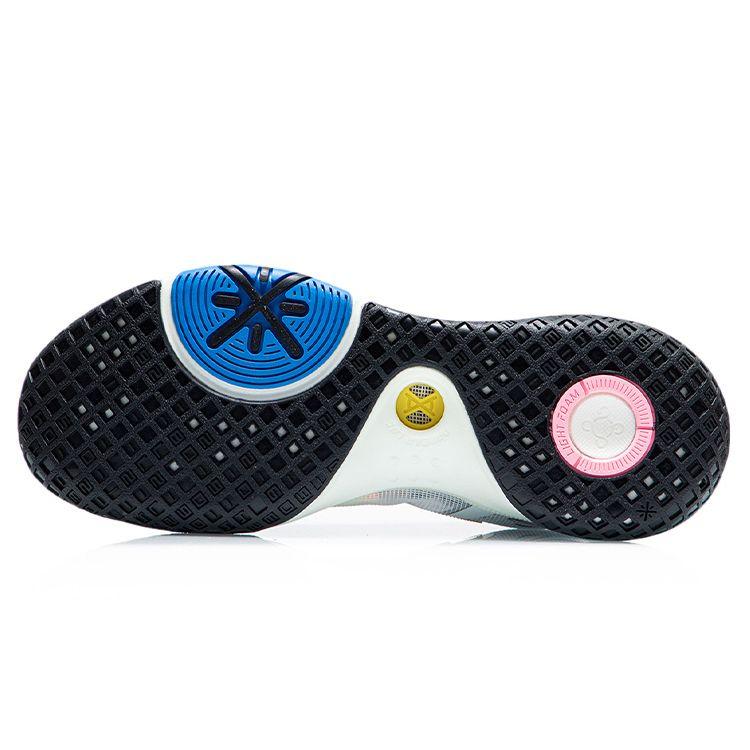 Li Ning Wade Series All Day 6 Easter Edition Low Top Basketball Shoes Men sneaker White Orange Blue ABPR019-2