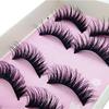 5 Pairs Natural Eye Lashes Makeup Handmade Thick Fake Cross False Eyelashes Hot