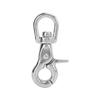 65mm Stainless Steel Lobster Claw Clasps Swivel Clasps Lanyard Snap Hooks with Trigger Snap for Keychain Dog Leash DIY