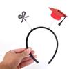 Celebrate Graduation Cap Headband Non-slip Graduation Hat Hairband  Elementary School