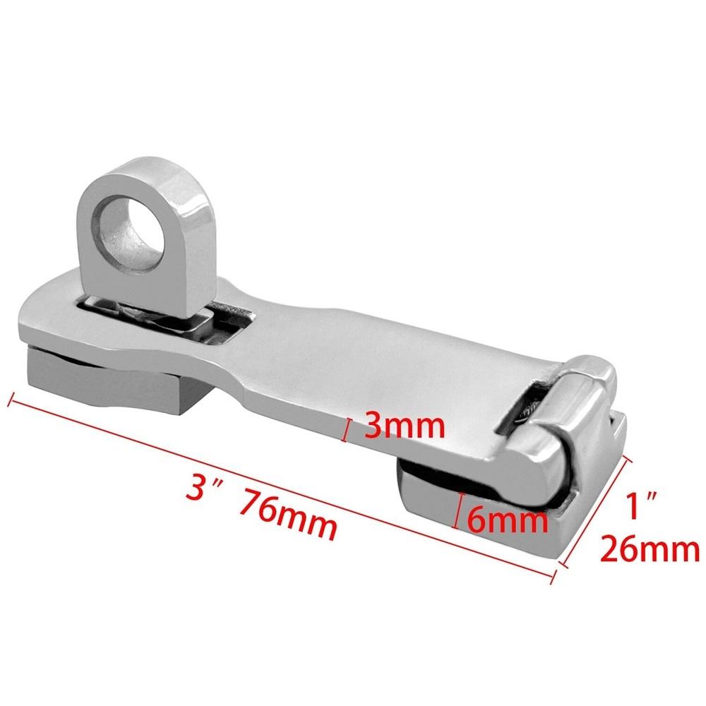 Zăvor de ușă rezistent din oțel inoxidabil de calitate marină cu lacăt rotativ