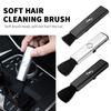AAAYU1 AAAYQ1 Car Conditioning Air Outlet Cleaning Soft Brush Retractable Dust Detailing Cleaner For Opel Zafira Corsa Insignia Car Valve Cap