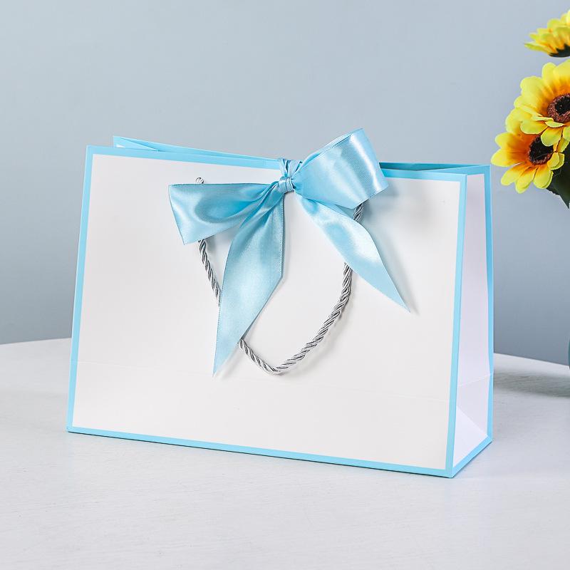 Gift, Cosmetic & Shopping Paper Bags with Bow Handles