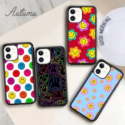 Coole Smiley Handyhülle für iPhone 11 12 13 14 Pro Max mini X XR XS SE 2020 5 6S 7 8 Plus Samsung Galaxy S21 S22 Hülle