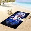 The Spurs Print Beach Towel, Large Soft Quick Dry Towel for Beach Camping Swimming