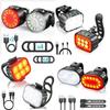 Mountain Bicycle Night Riding Light Waterproof Rechargeable Usbc For Outdoor Cycling And Camping