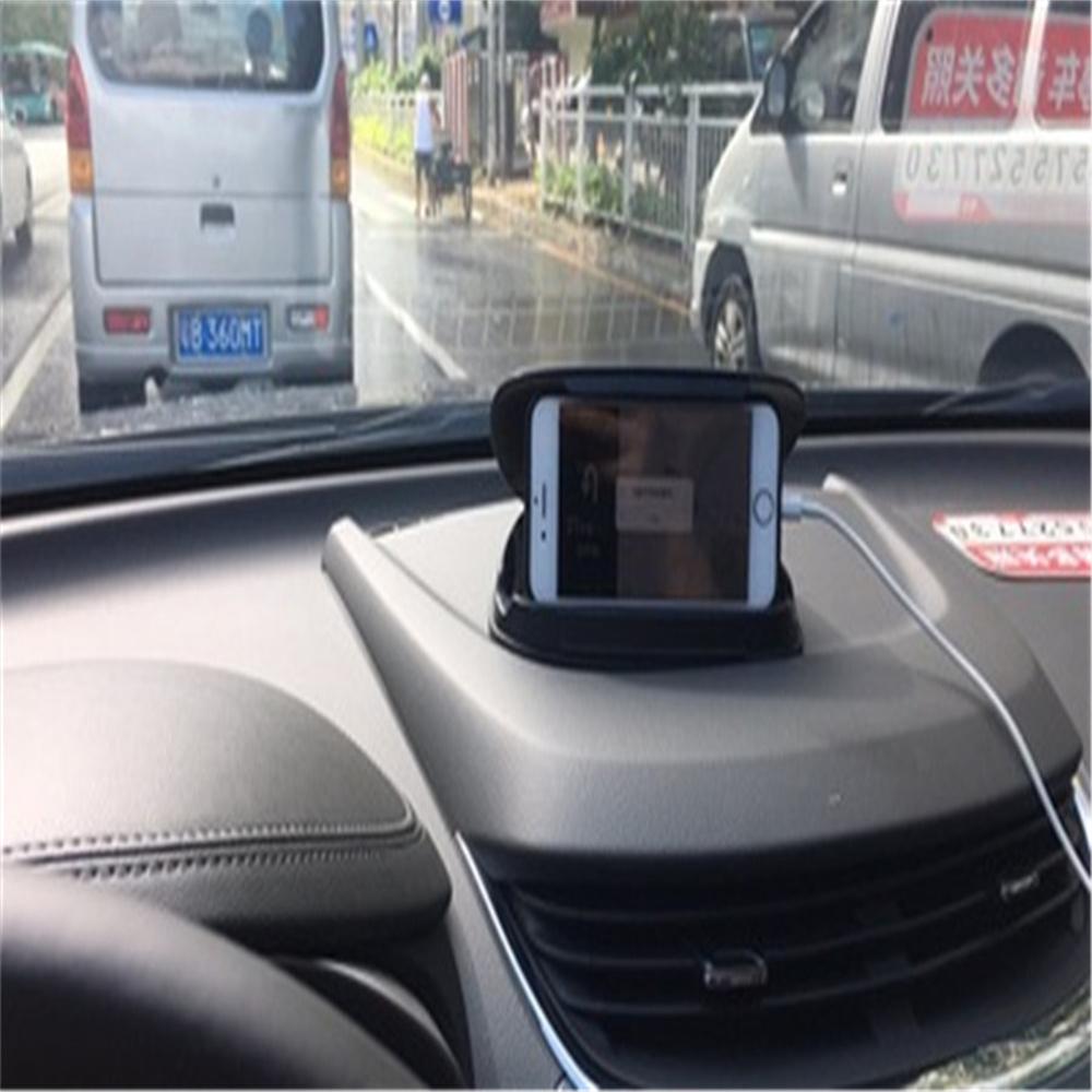 Car Center Console PDA GPS Phone Mount Holder Anti-sunshine Anti-slip Silicone