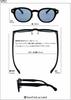 Az Boston Blocks Over of UV Light Color Clear Gray Smoke [FaceTrick Label] Sunglasses, 99.9% Rays, Sunglasses, Frame/light Lenses, AZ2115-11