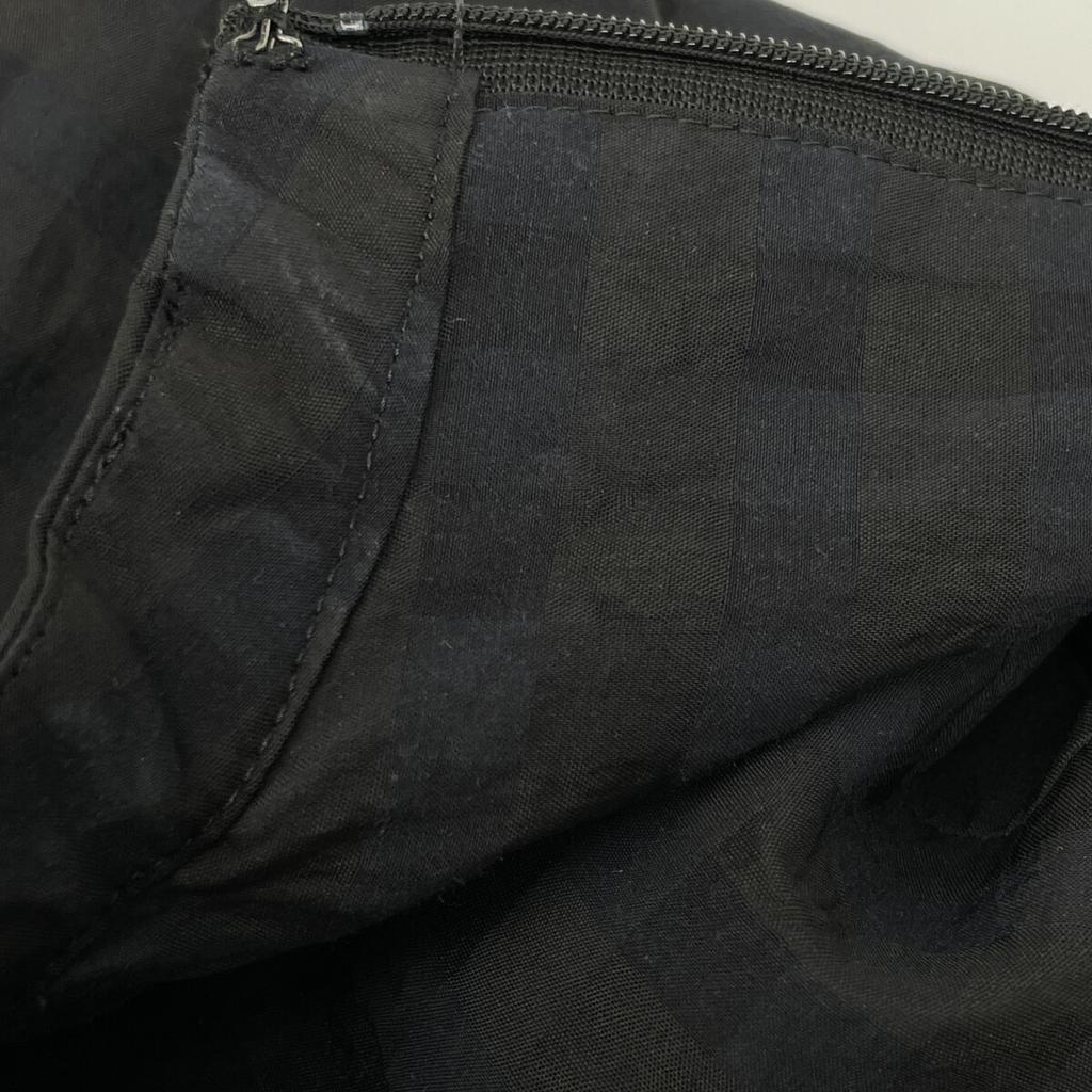 CLANE 23 Stainless Steel Black 14112-5262 Kingham Check Handkerchief One Piece Dress 0 blackUsed