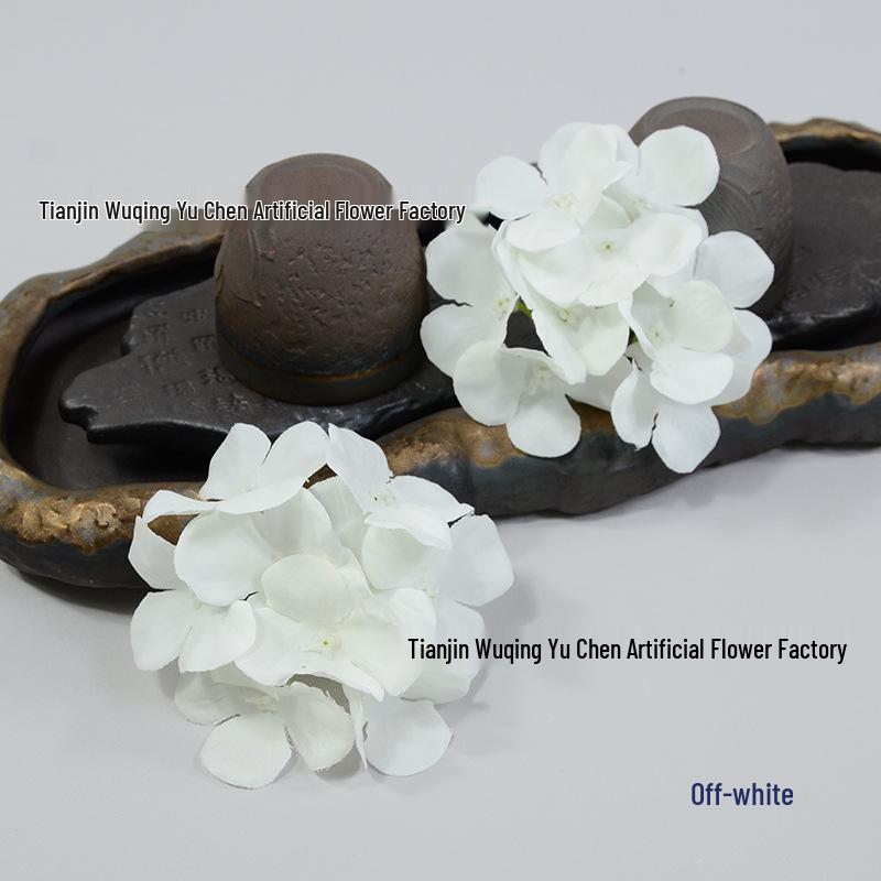 Small Hydrangea Flower Heads for Wedding Decor, Wall Arrangements & Bride Wreaths - 9 Heads