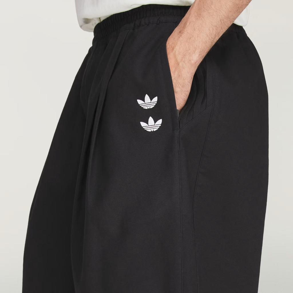 Adidas Originals × Willy Chavarria Outdoor Plant Floral Mid-Rise Elastic Sports Casual Shorts Unisex shorts KV1975