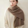 100% Pure Cashmere Women's Scarf - Fashionable, Warm, Comfortable, Solid Color Knit for Autumn/Winter