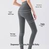 Striped Women's Compression Pantyhose - Autumn/Winter Butt Lifting, Thick Fleece Lined, Warm Plus Size Base Layer.