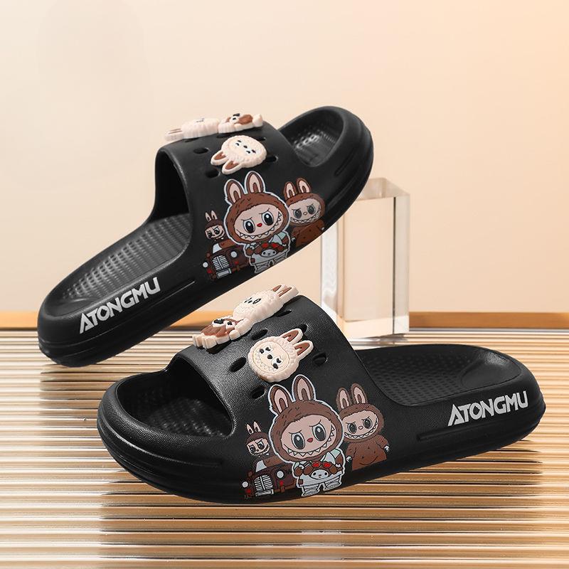 Dětské EVA žabky Letní Roztomilé Kreslené Protiskluzové Pantofle s Gumovou Podrážkou