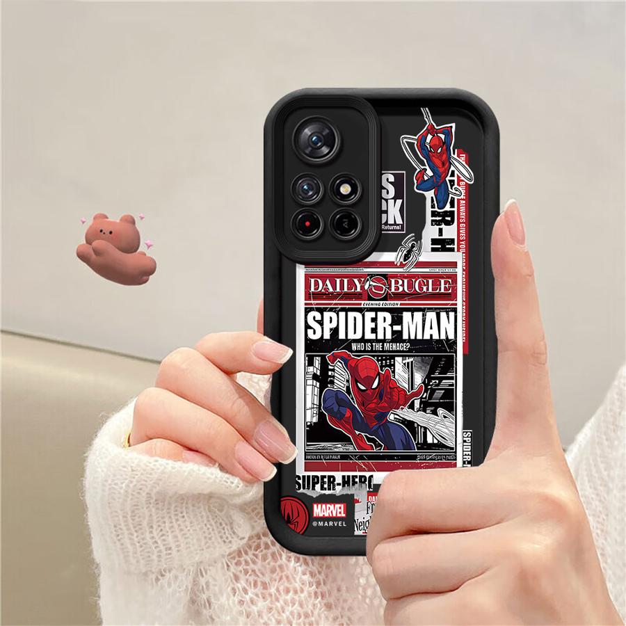 Marvel Spider Man Soft Shell Case for Redmi Note 11s 12s 13 14 Pro Plus 10 11 12 Pro