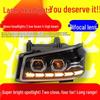 Sinotruk Howo 380/336 Dual-Lens Full LED Headlights, Super Bright Spotlight Flow