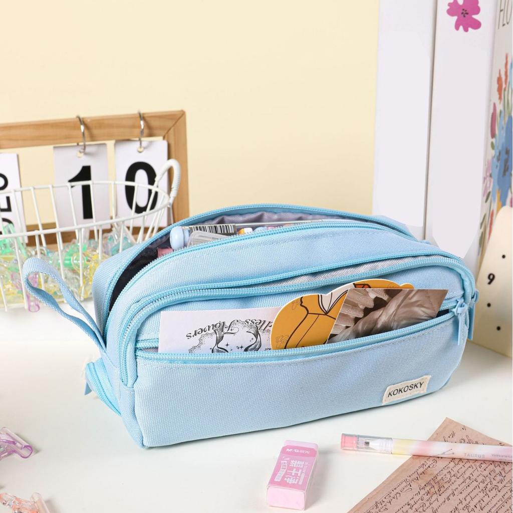 Large Capacity Pencil Case Multifunctional Stain Resistant Pouch