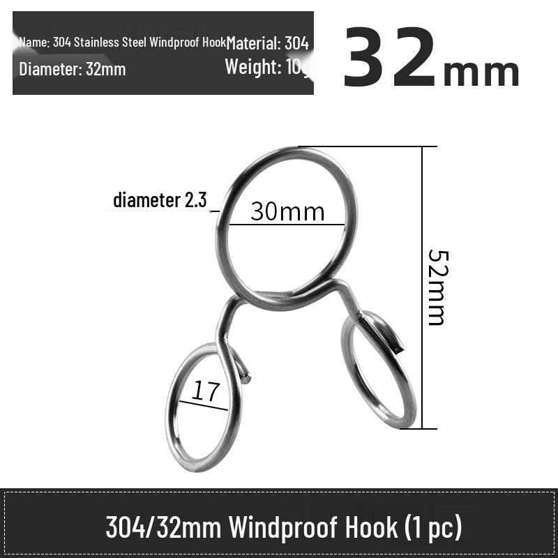 Thickened Stainless Steel S-Shaped Kitchen Hanging Hook Set (Large, Medium, Small)