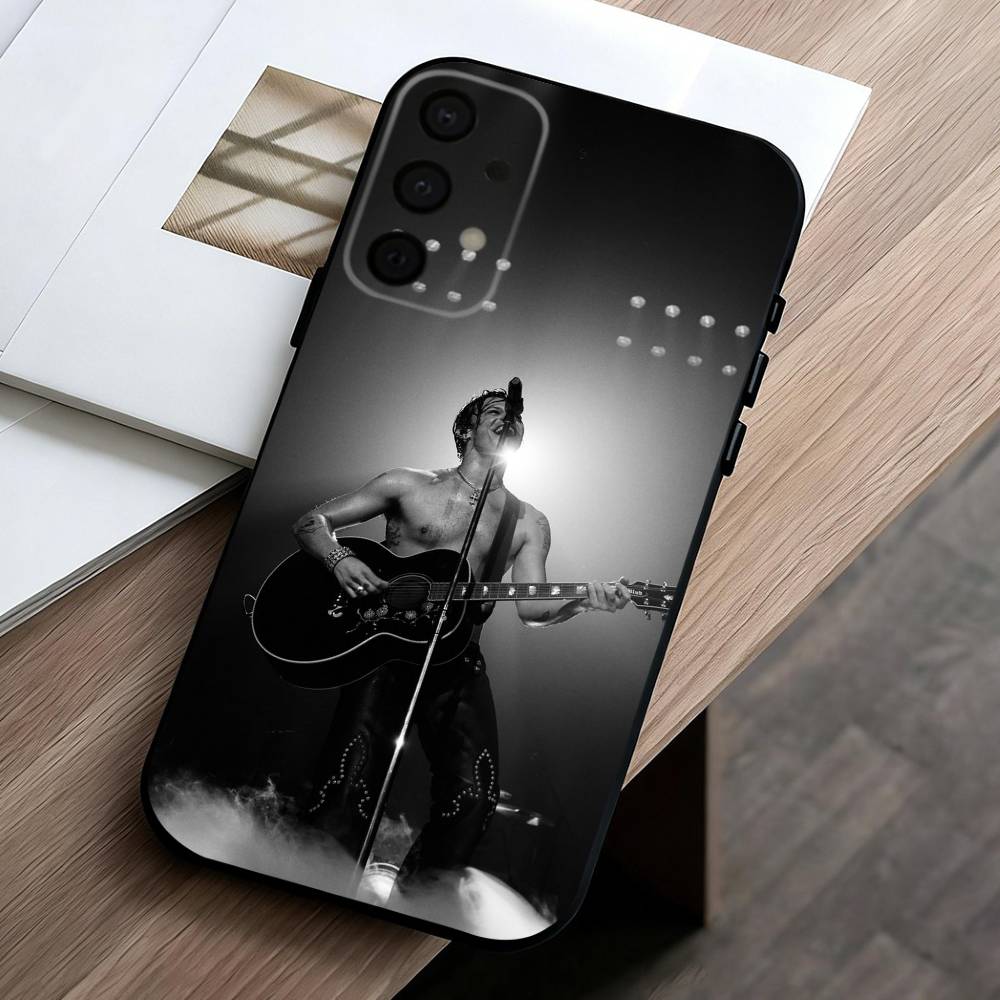 

Cool Y-Yungblud Music Singer Phone Case For Samsung Galaxy A73,A72,A71,A70,A53,A52,A51,Others Soft Black Cover Samsung a30 a20