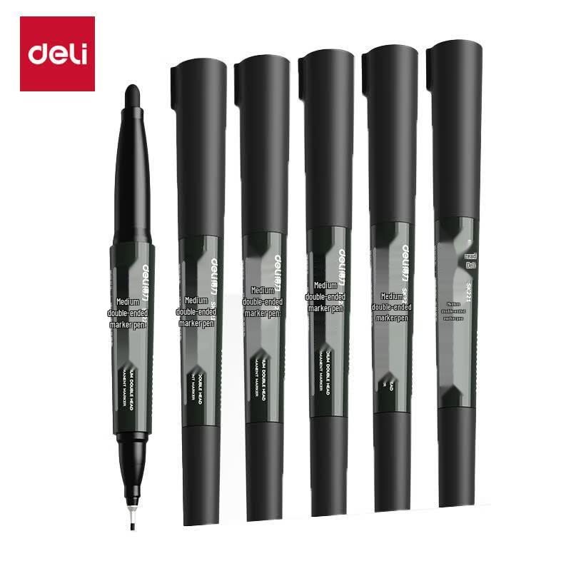 Deli Dual-Tip Marker Pen