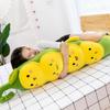 Large Pillow Cute Vegetables Pods Pea Shape Stuffed Plush Toys New Creative Plant Doll Pillow Cushion Toy for Baby Children Gift