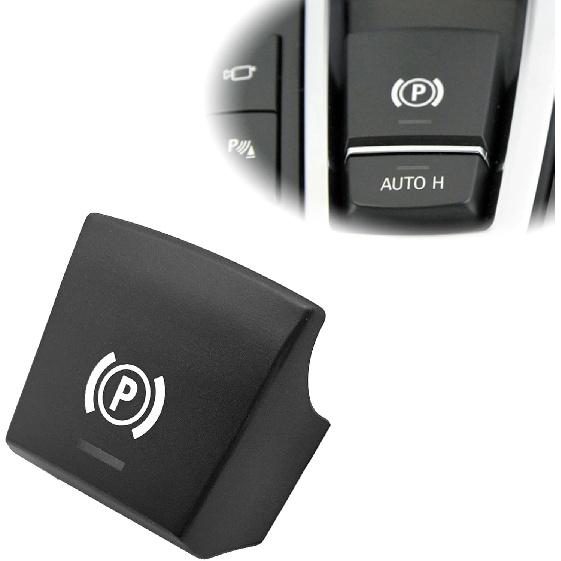 Parking Brake Button E-Brake P Button Electronic Parking Switch Cover Compatible with 5 Series F07 F10 6 Series F12 7 Series F01 F02 X3 F25 X4 F26 X5