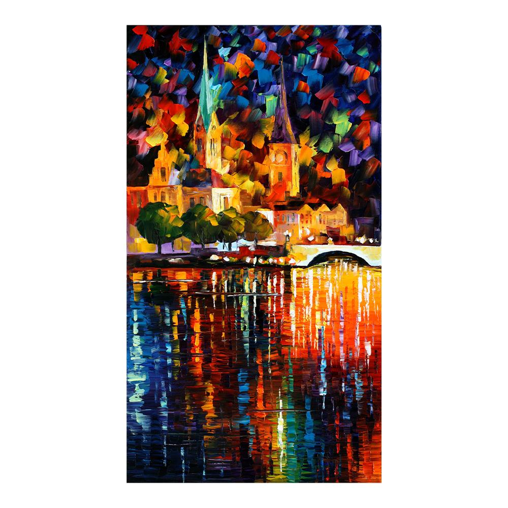 Modern Abstract Aesthetics Wall Art Color Leaf Tree HD Oil on Canvas Posters and Prints Home Bedroom Living Room Decoration Gift