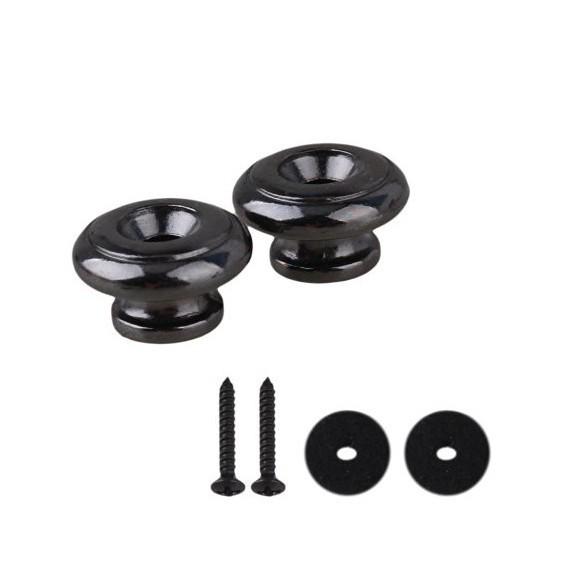 Rutschfester Gitarrengurtknopf und Stift für Akustik- und E-Gitarren