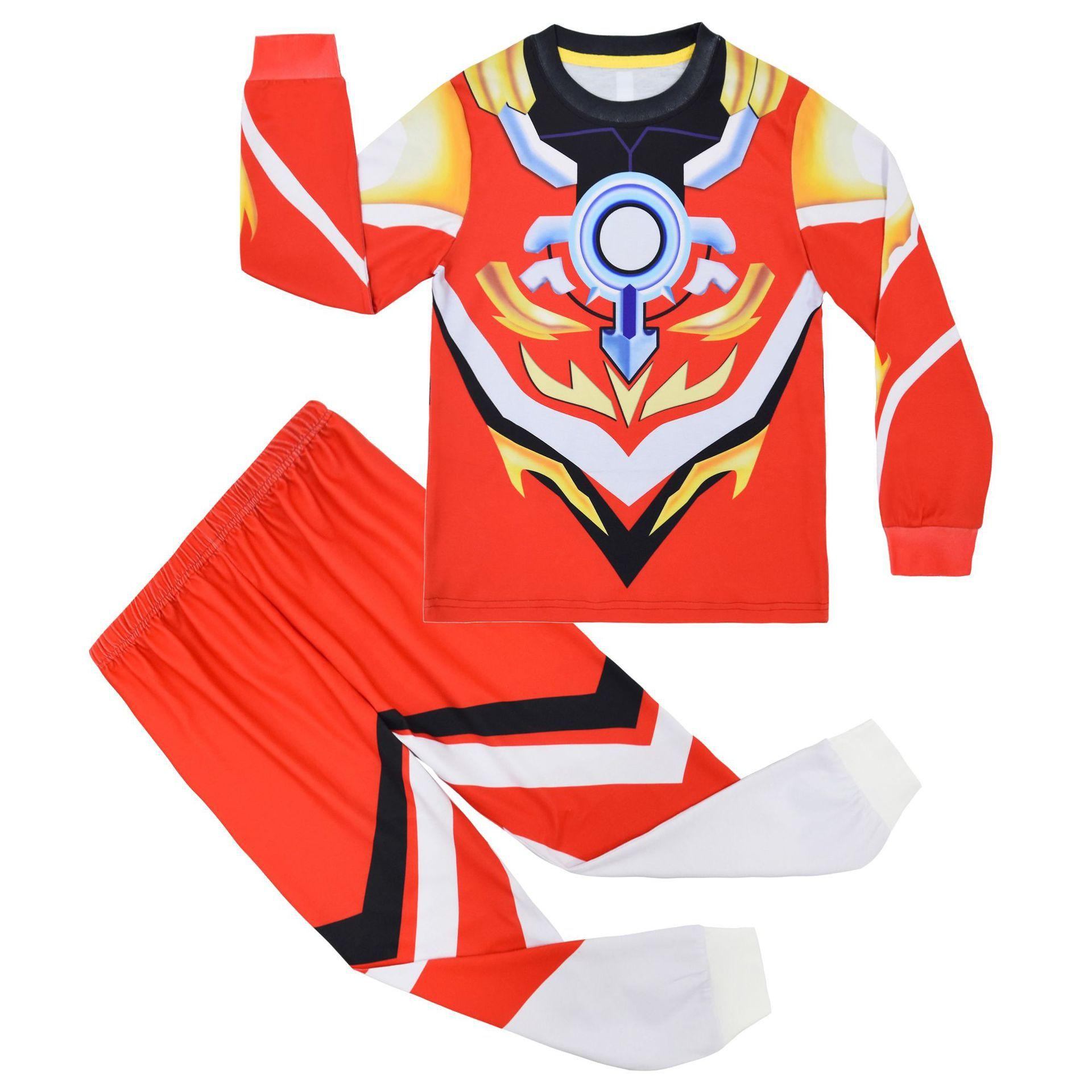 

Children S Clothing, Digital Printing, Casual Loungewear, Long-Sleeved Pajamas, Pajamas, Two-Piece Set 6081 100