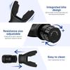 Buransh Portable Breathing Exercise Device for Lungs, Breathing Trainer with Resistance Adjustable, Lung Trainer with Excellent Quality Silicone,