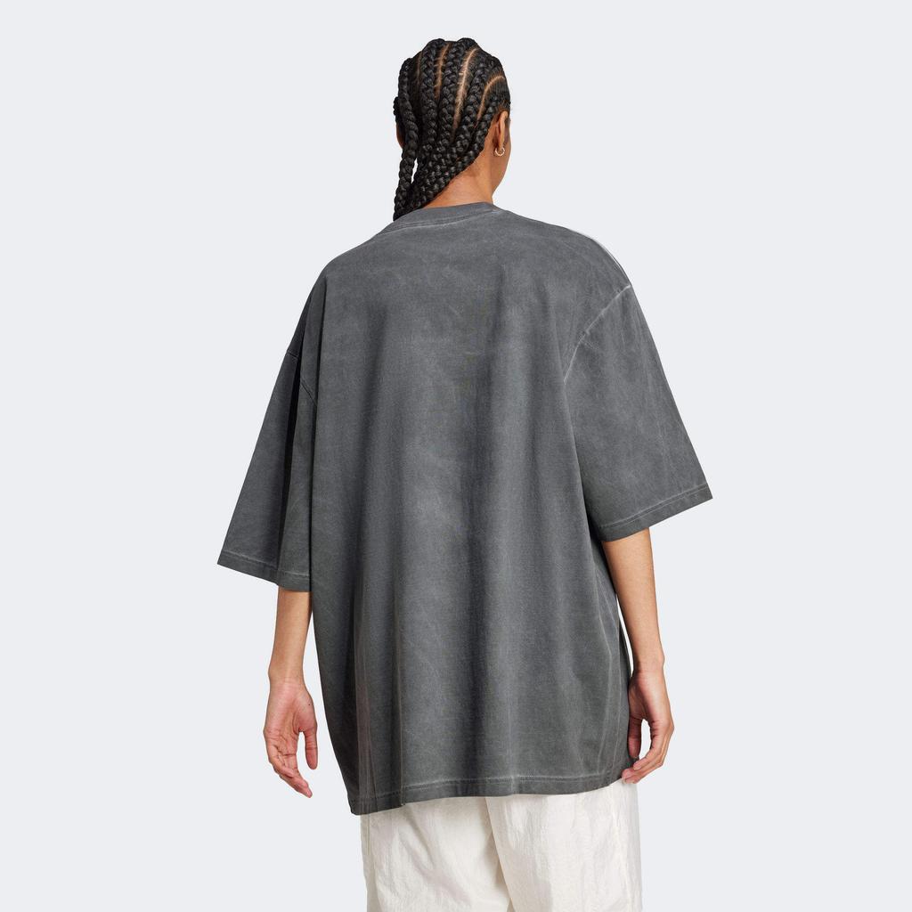 adidas Originals Adilenium Season 2 Loose Fit Crew Neck T-Shirt Unisex Tops Black JM9246