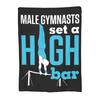 Gymnastics Men Boys Male Gymnasts Set A High Bar Blanket Flannel Throw Blanket Throw Blankets for Couch Bedding Throws Bedspread
