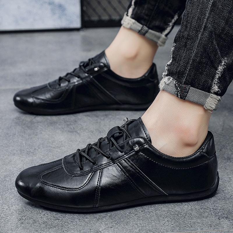 Forrest Gump shoes men's fashion versatile foot set low-top flat bottom lightweight men's beanie shoes loafers men's casual shoes men's