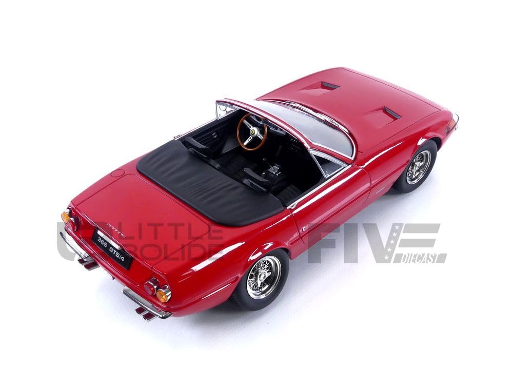 Scale Ferrari 365 GTB Spider Open 1969 Red 1/18 (KKDC180611)