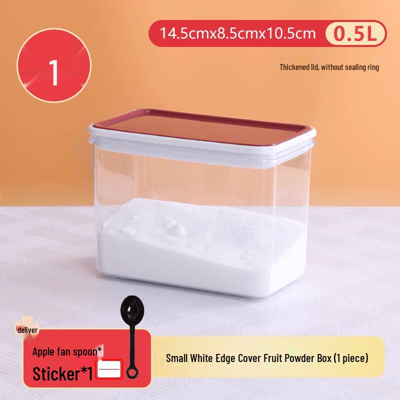 Ally 0.5L Plastic Square Sealed Food Container