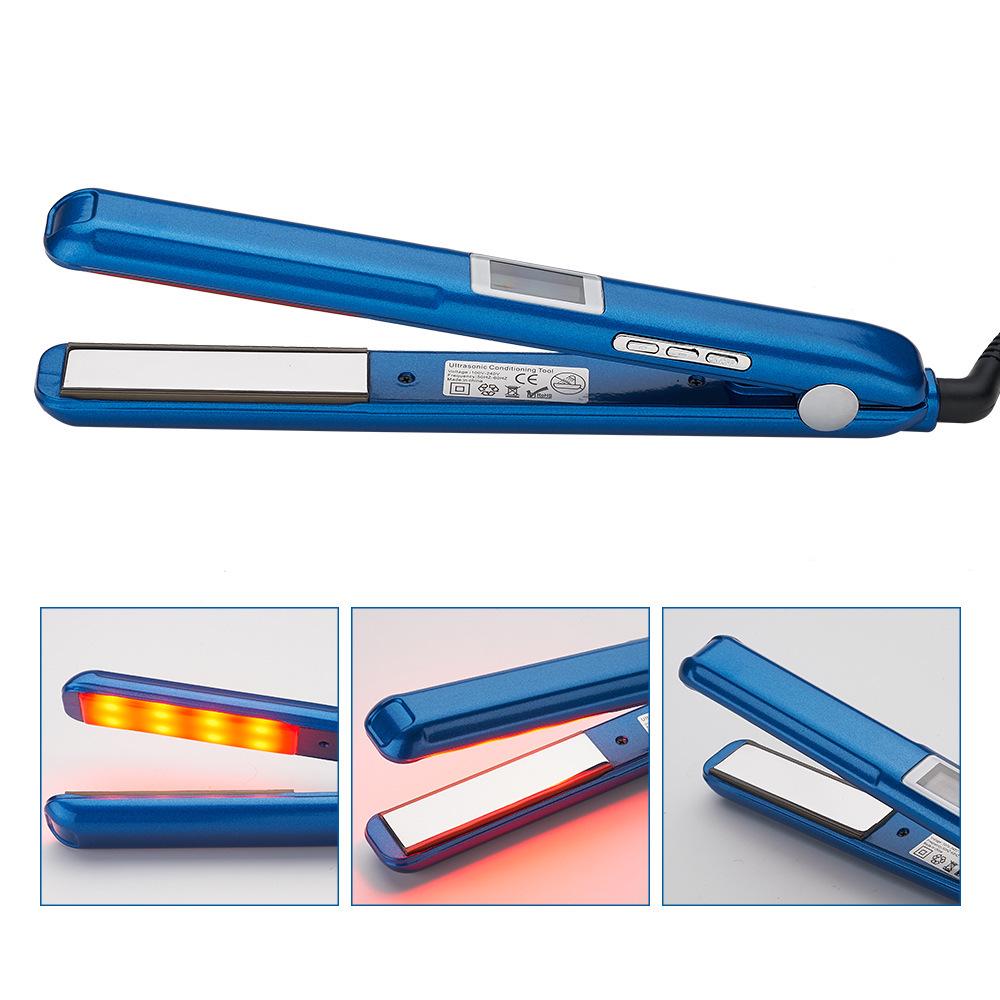 Ceramic Dual-Use Ultrasonic Infrared Curling & Straightening Iron