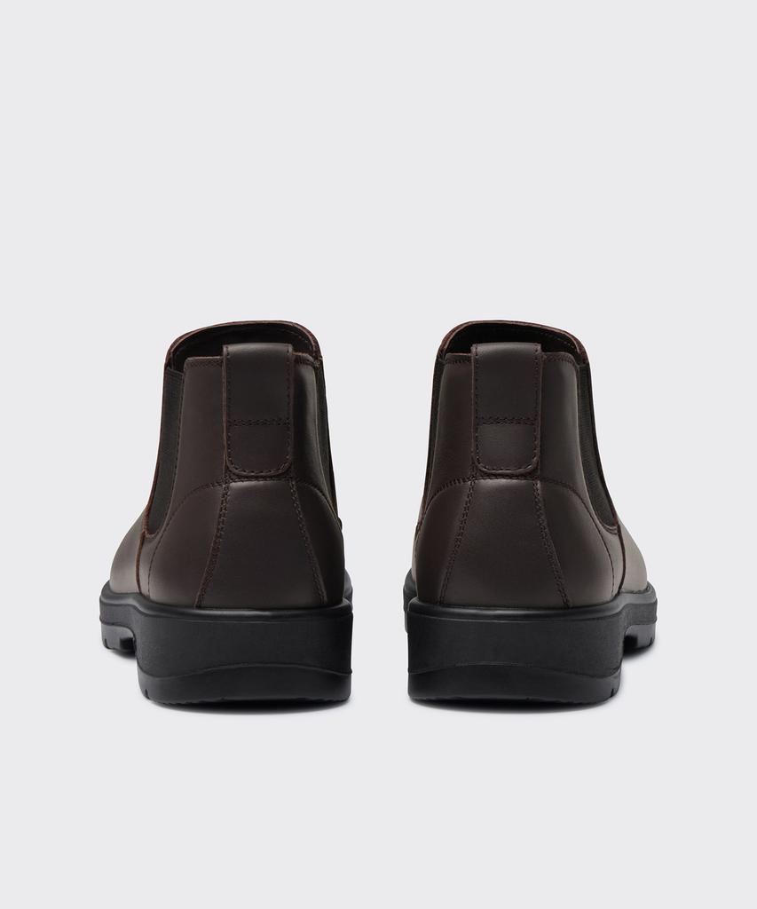 Musinsa Standard Round Low Cut Injection Chelsea Boots [Dark Brown]