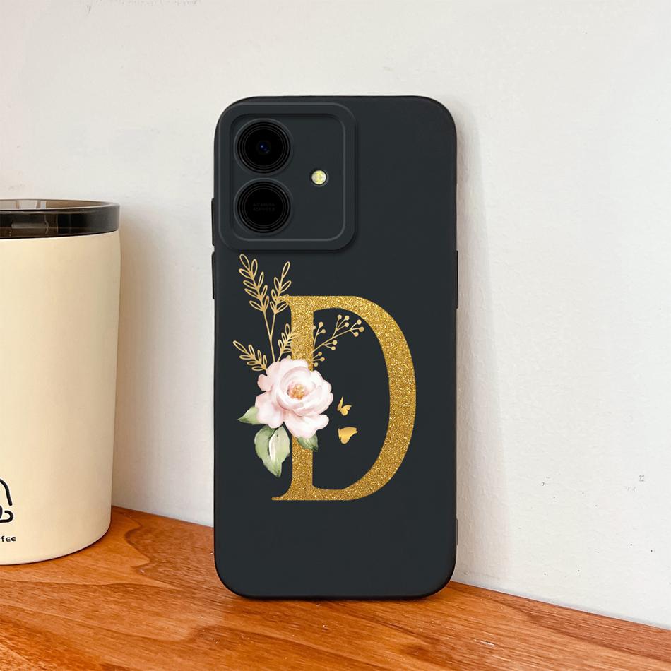 For Honor Play 10 10A 10T Case For Honor Play10 Elegant Rose Letters Soft Back Cover Camera Protection High Quality Phone Cases