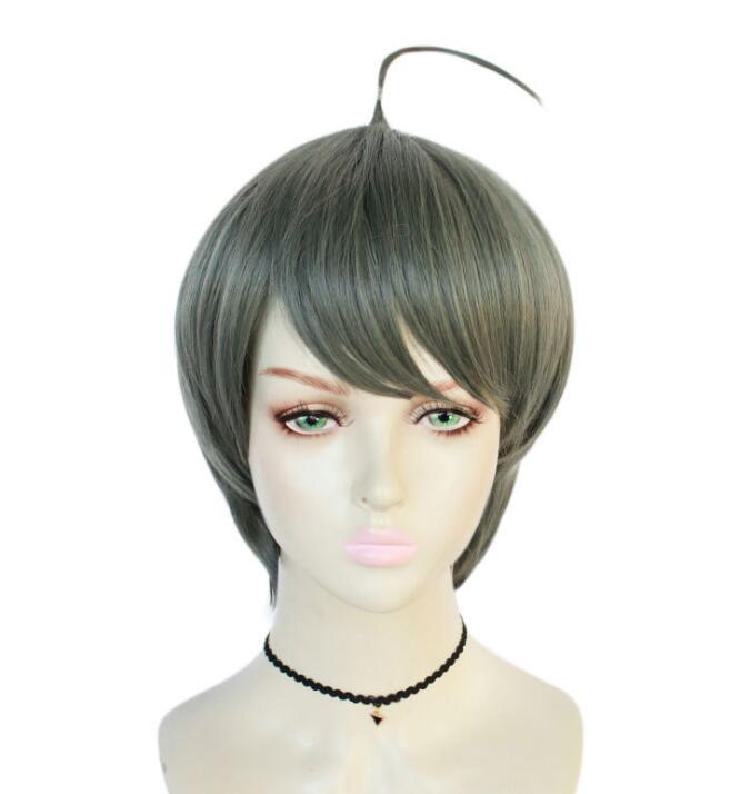 

Аниме короткий парик Danganronpa Naegi Komaru темно-зеленый косплей костюм Dangan Ronpa Another Episode термостойкие волосы женские парики One Size зелёный