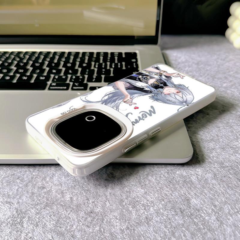 For IQOO 15 Ultra/15R/13/Z11/Z10/Z9 Turbo "Lynae" Hard Back Soft Border Phone Case/ IQOO Neo 11/Neo 10 Z9 Turbo Z10X Neo 9 Pro Shockproof IQOO Cover