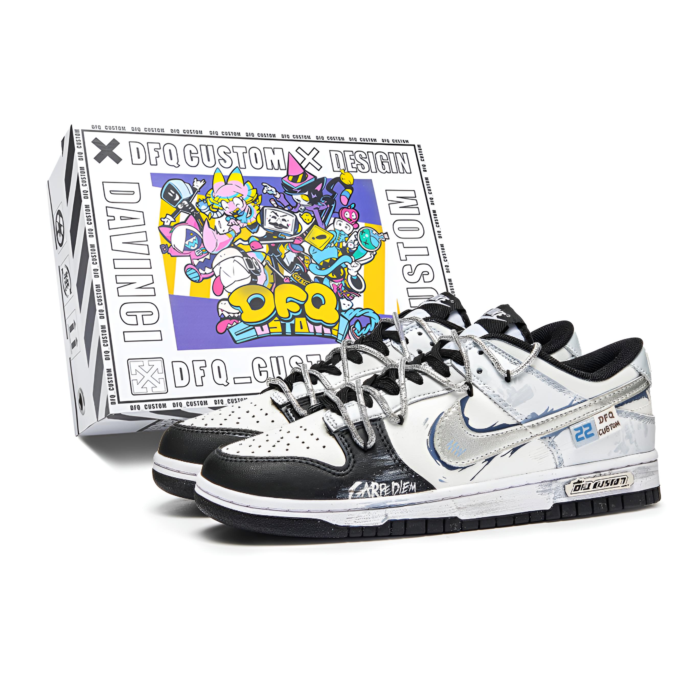 

Nike Dunk Arctic Ice Blue, Box Abrasion Resistant Abrasion Resistant Low top Skateboard Shoes Unisex Blue White DD1391-100(Team202--BOX) 41