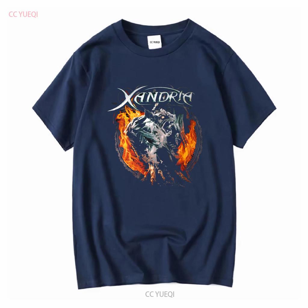 Xandria Sacrificium Tour 2014 T Shirt Cotton Black S to 5XL MD1550 vintage Washed Versatile Stretched Top For Everyday Wear