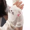 Fingerless Kitty Paw Arm Sleeves UV Protection Cat Oversleeve Cute Cat Claw Arm Cover  JK