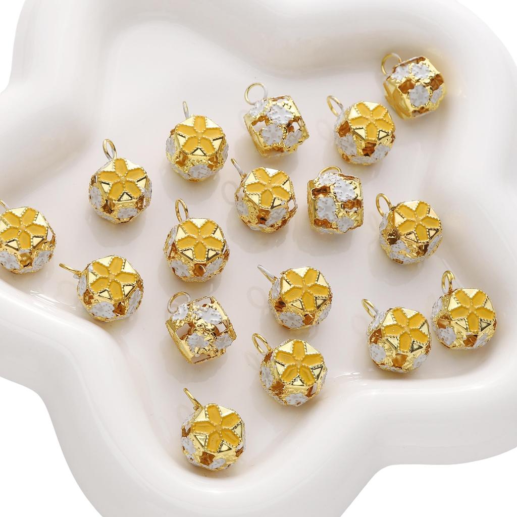 5-50Pcs Iron Colorful Bell For DIY Bracelet Necklace Keychain Accessories