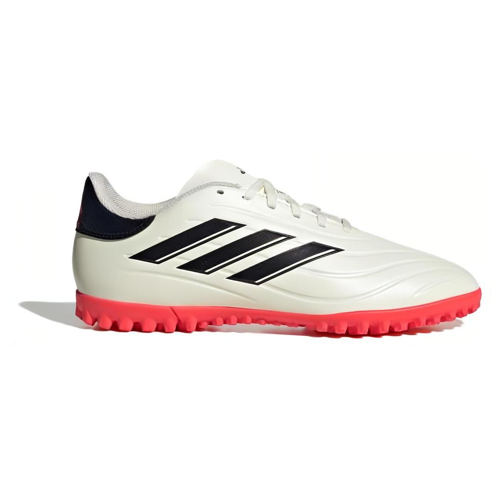 New Adidas COPA PURE 2 TF Rubber Broken Studs Anti Slip Wear Resistant Soccer Shoes Unisex White Red IE7523