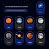 Creative Starry Sky Night Light: Earth and Moon USB Projection Atmosphere Light.