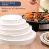 ZISIZ Round Barbecue Oil-Absorbing Paper