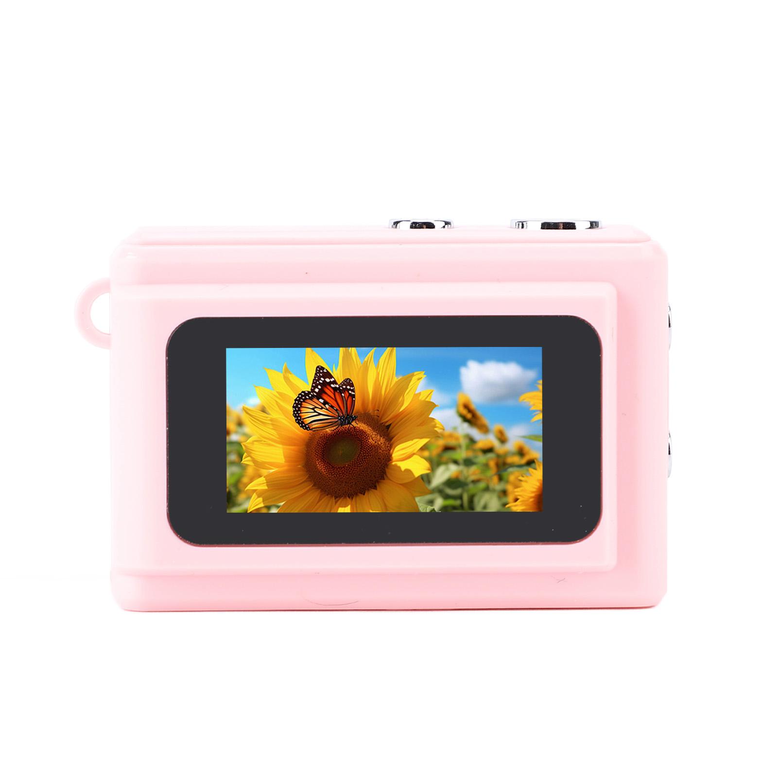 

Digital Camera 1080P 12MP HD Portable Camera with 0.96 Inch Display Screen for Cycling рожевий