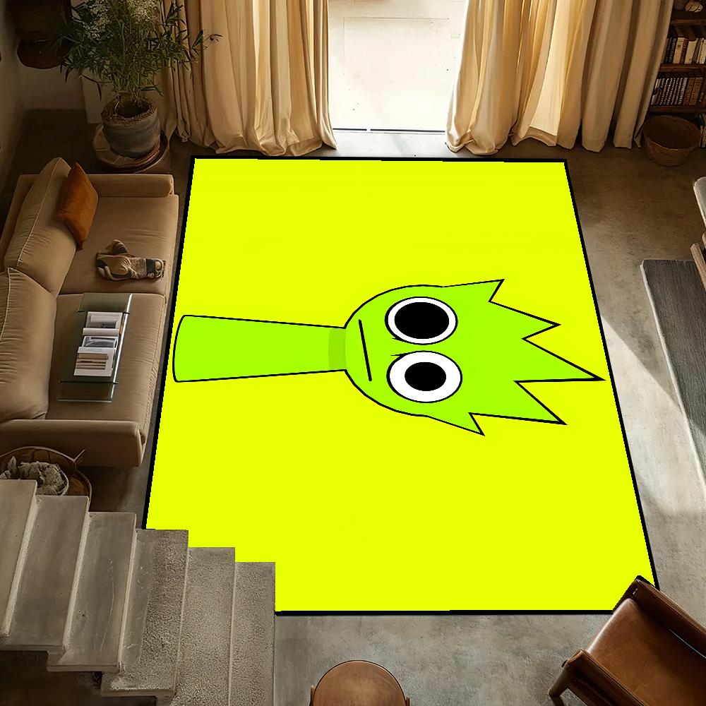 

Дверной коврик Противоскользящий Кухня Спальня Игра Ручной работы Тафтинговый ковер I-Incredibox Ковер Гостиная S-Sprunki Комната Входная декорация 60*90cm