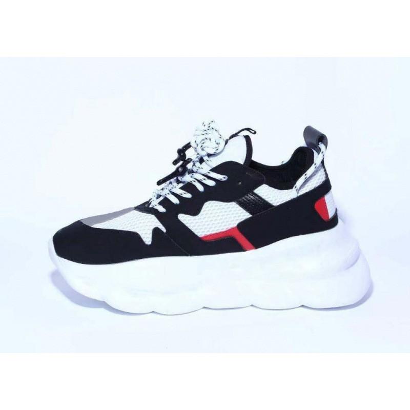 Z Chain Chunky Sneakers Men Women Lightweight Breathable Casual Running Shoes With Thick Sole Height Increase